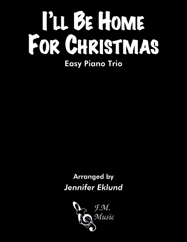 I'll Be Home for Christmas (Easy Piano Trio)